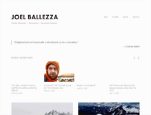 Tablet Screenshot of joelballezza.com